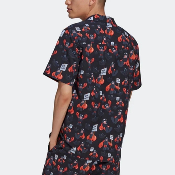 RARE NWT ADIDAS x PHILIP COLBERT Collab 'Love the Lobster' SHIRT BLACK SIZE M… - Picture 3 of 12